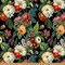 Fabric Hoffman Tropical Florals Island Bouquet by the Quarter Yard X5672-713